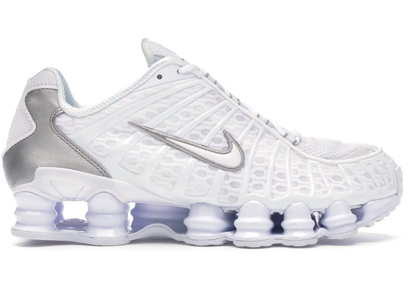 Nike Shox TL White Metallic Silver