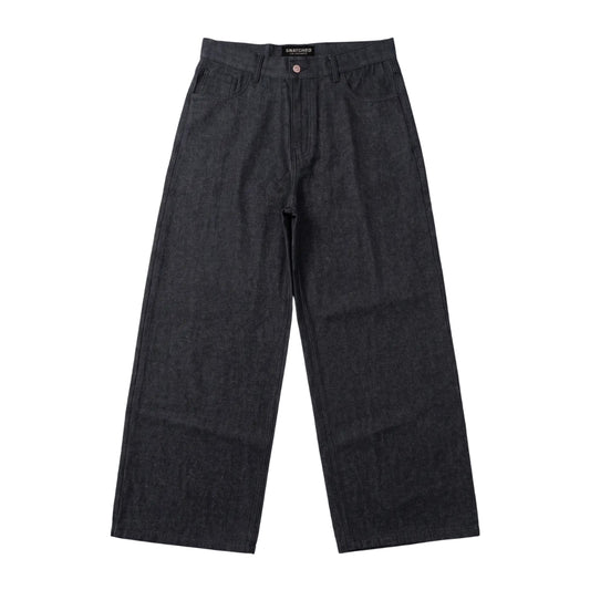 SNATCHED Baggy Jeans – Black