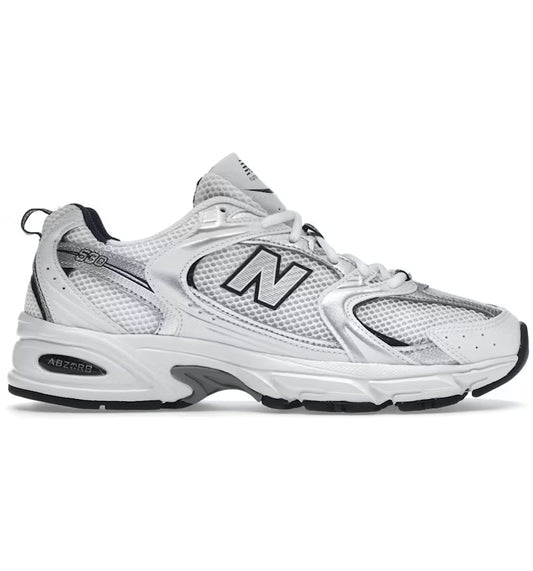 New Balance 530 White Silver Navy