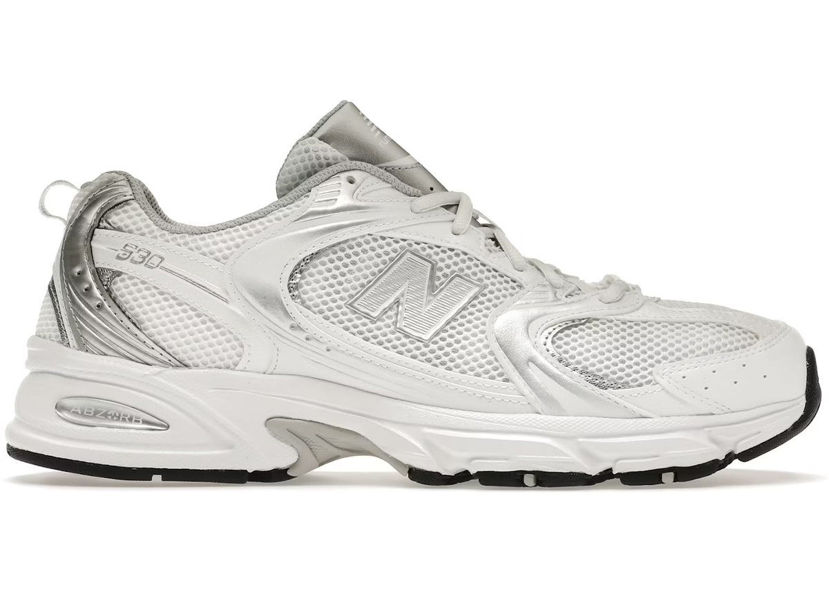 New Balance 530 Munsell White Silver Metallic