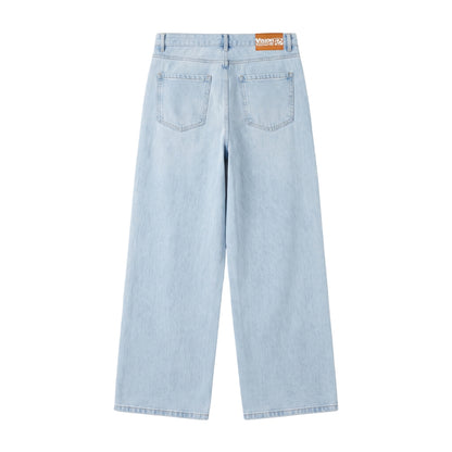 SNATCHED Baggy Jeans – Washed Blue