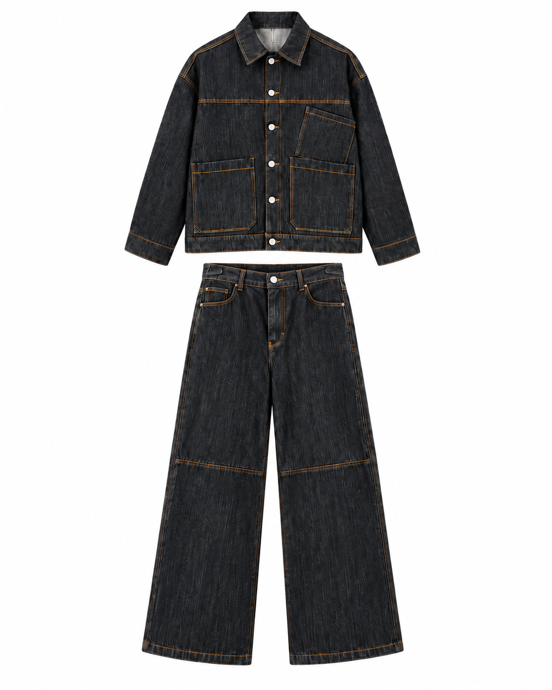 Coordinato Raw Denim - fronte