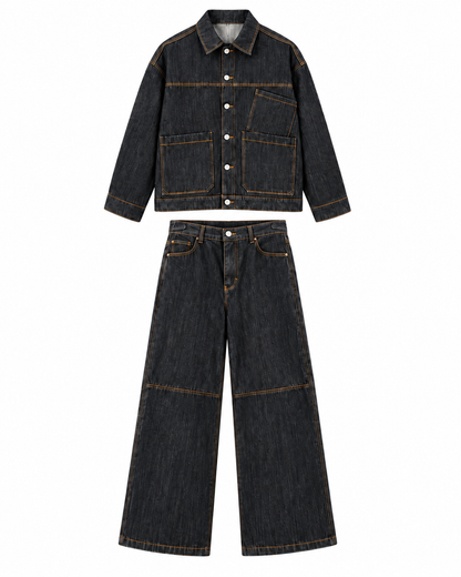 Coordinato Raw Denim - fronte