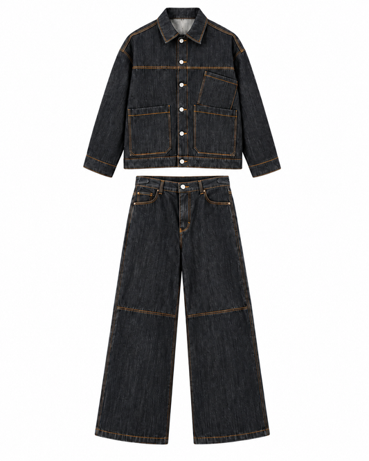 Coordinato Raw Denim - fronte