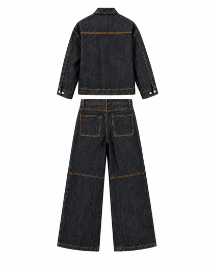 Coordinato Raw Denim - retro